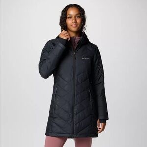 Columbia women’s long hooded jacket
